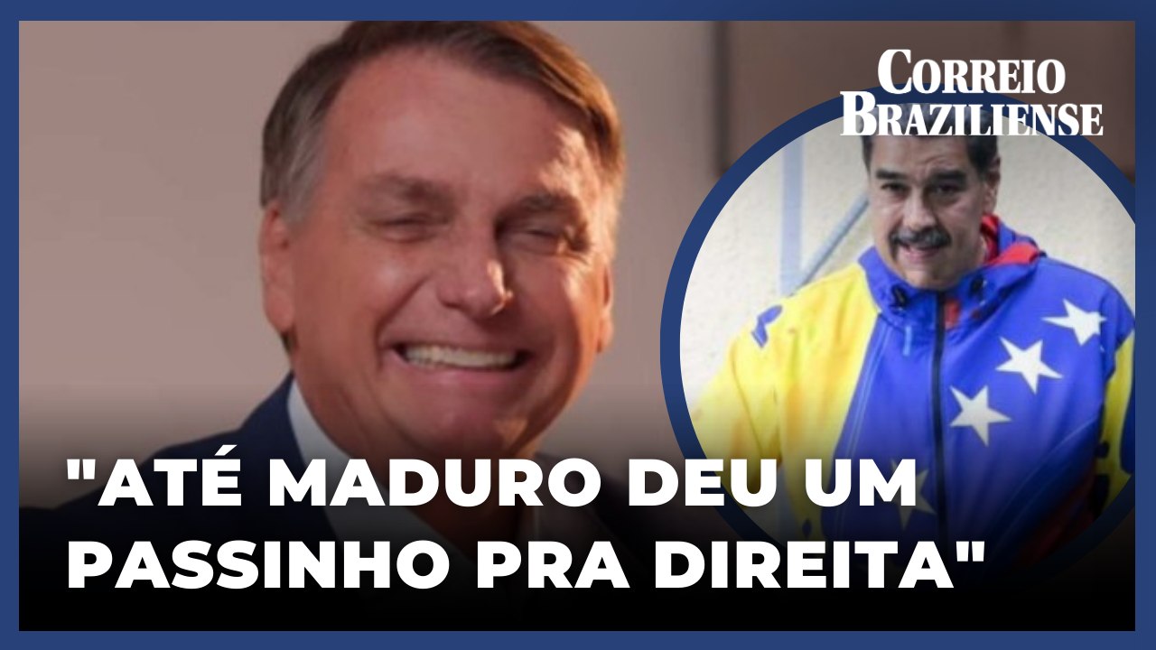 BOLSONARO IRONIZA REPERCUSSÃO DE CRÍTICA DE MADURO