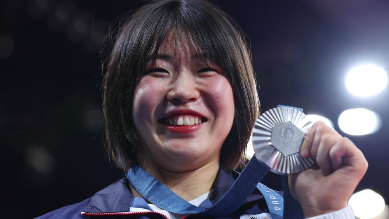 허미미, 유도 여자 57kg급 은메달...韓 유도 첫 메달 / YTN