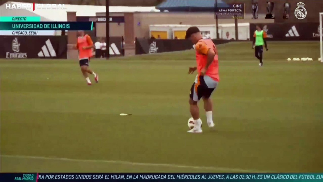 Endrick ve Arda Güler'in uyumu Real Madrid antrenmanında gözler önüne serildi