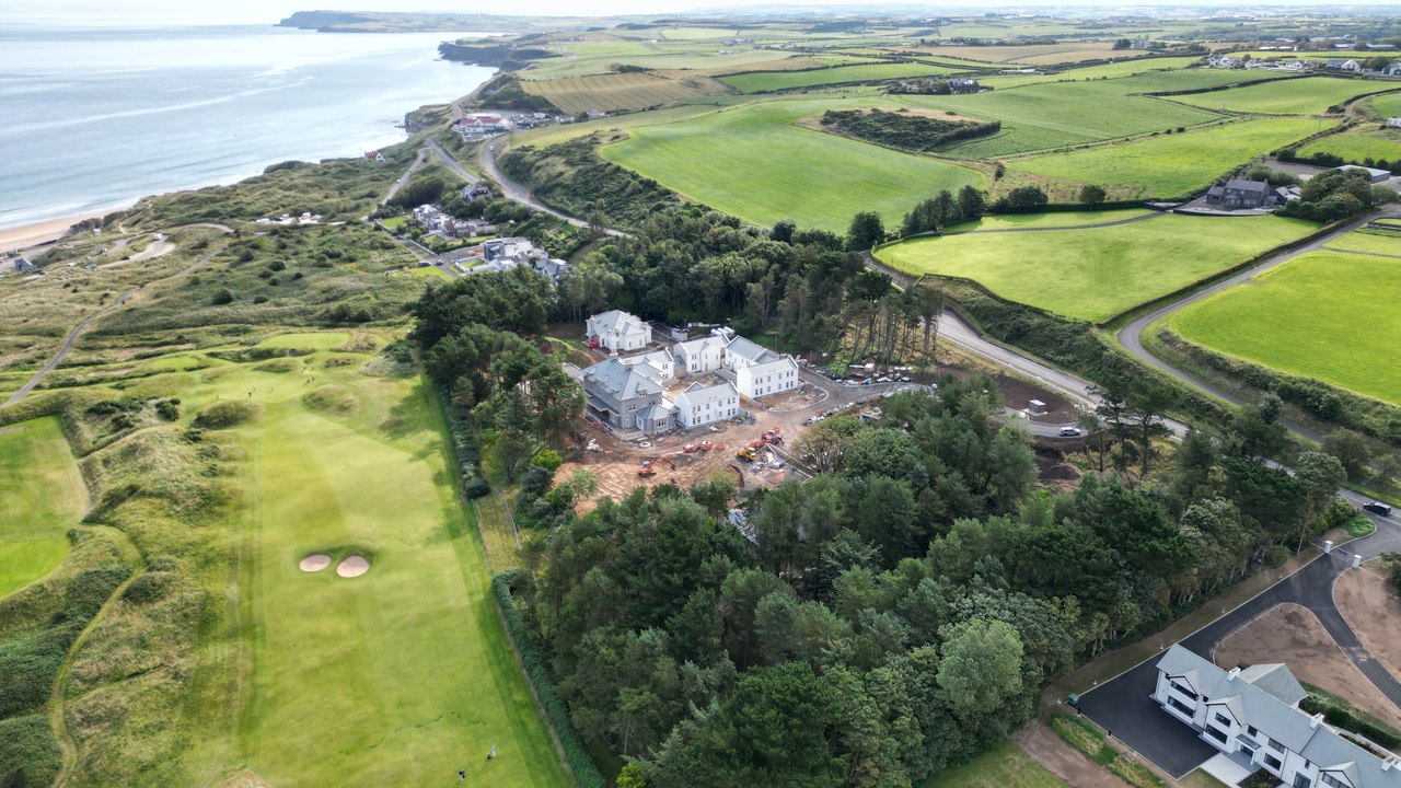 New drone footage showcases luxurious new £16.5million five-star hotel on the north coast