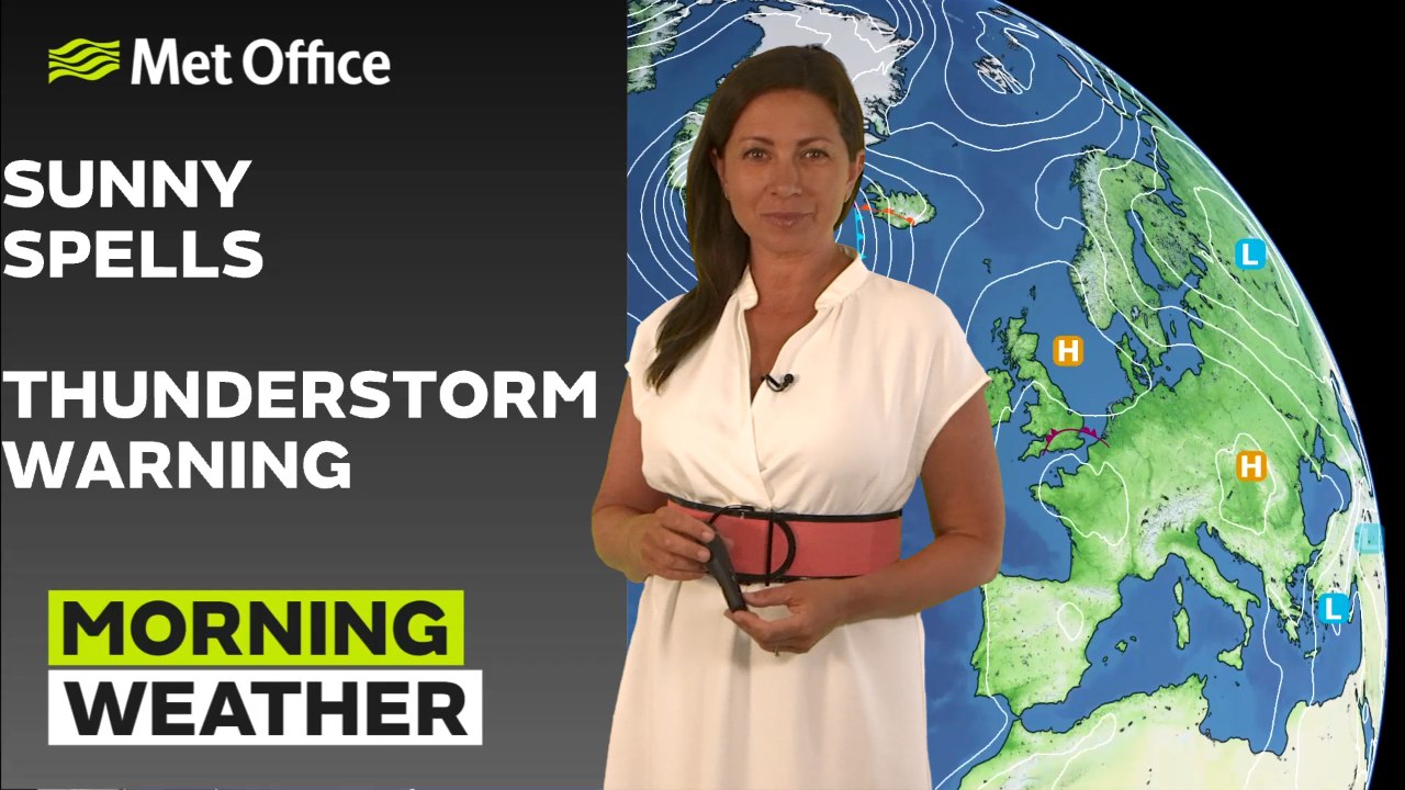 Met Office Morning Weather Forecast 31/07/24-Hot and increasingly humid in south, fresher in north/northwest