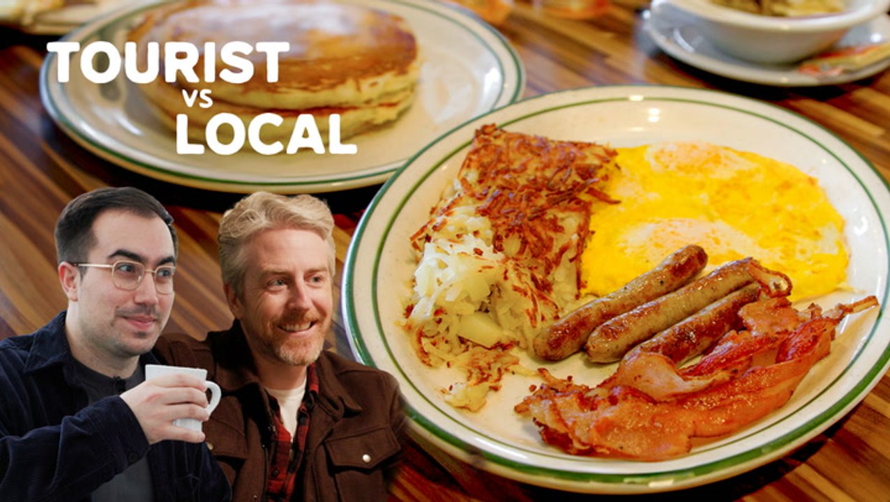 A British tourist and a local find the best diner breakfast in Los Angeles