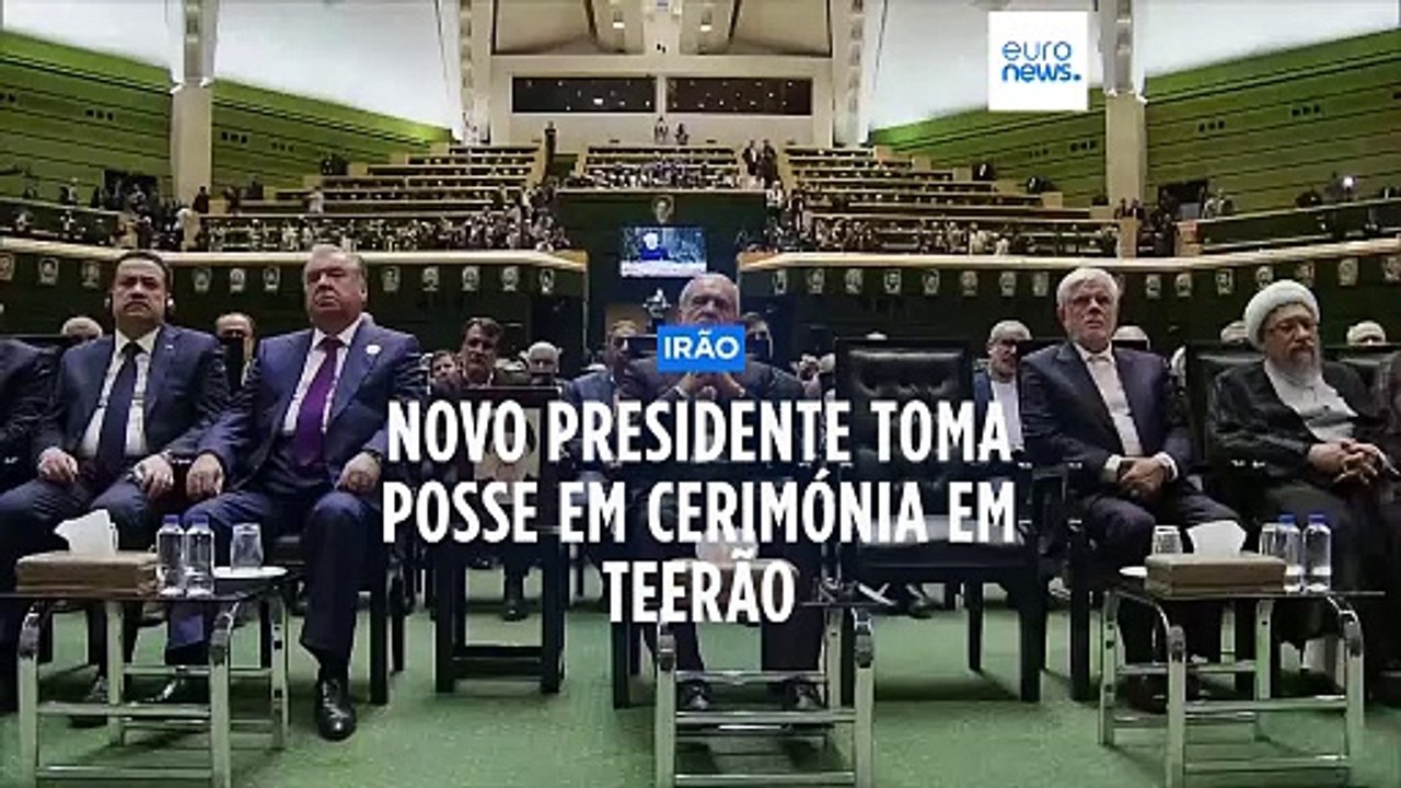 Masoud Pezeshkian tomou posse como novo presidente do Irão