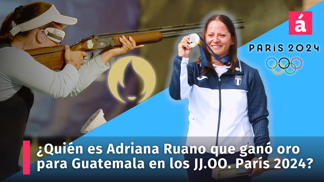 Medalla de oro de Adriana Ruano para  Guatemala y Latinoamérica en las olimpiadas París 2024