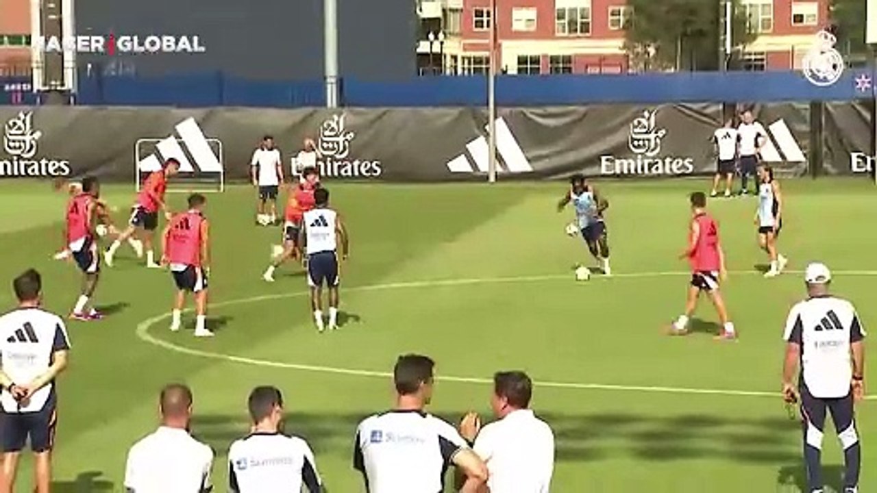 Arda Güler, Vinicius Jr.'a Gösteri Yaptı! Real Madrid, Barcelona Maçı Hazırlıklarına Başladı