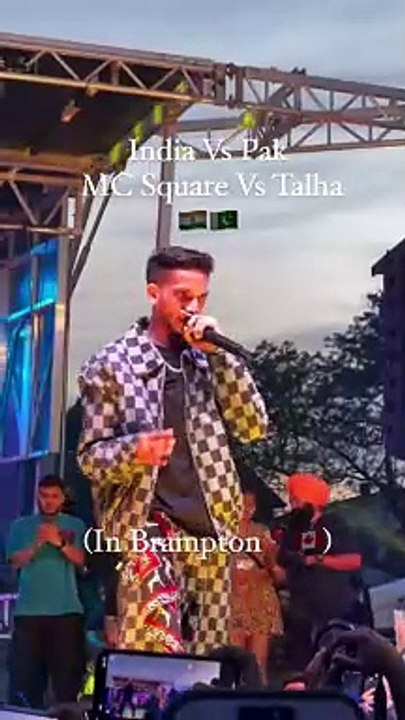Indian rapper VS Pakistani rapper | MC square VS Talha anjum Pakistani best rapper