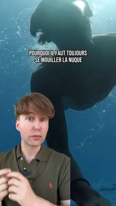 Pourquoi il faut mouiller sa nuque avant de plonger dans l’eau