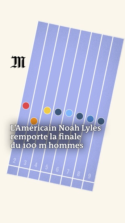 L’Américain Noah Lyles remporte la finale  du 100 m hommes