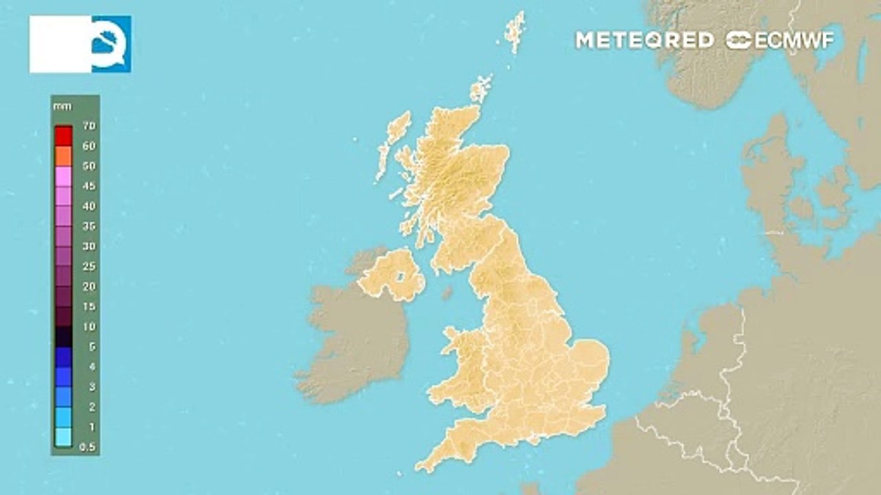 Wet and windy across northern Britain as low pressure systems remain close by.