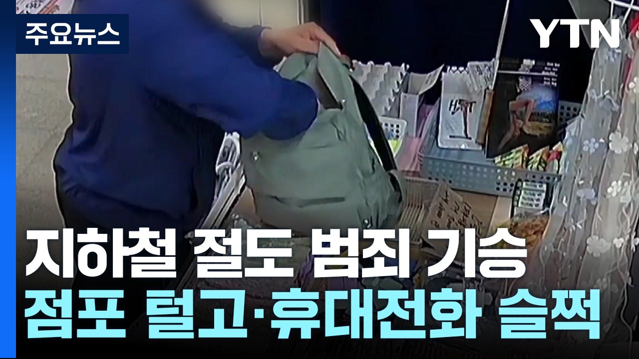 전과 22범, 지하철 활개 치며 가방 슬쩍...지하철 절도 65%↓ / YTN