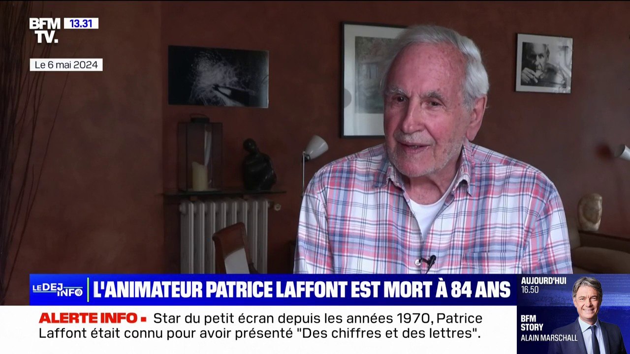 L'animateur Patrice Laffont est mort à 84 ans