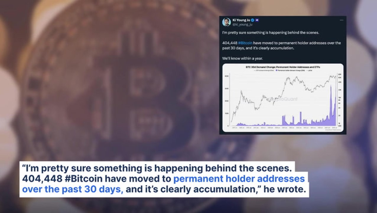 Bitcoin Whales Reportedly Accumulate Nearly $23B Worth Of BTC In A Month: 'Something Is Happening Behind The Scenes'