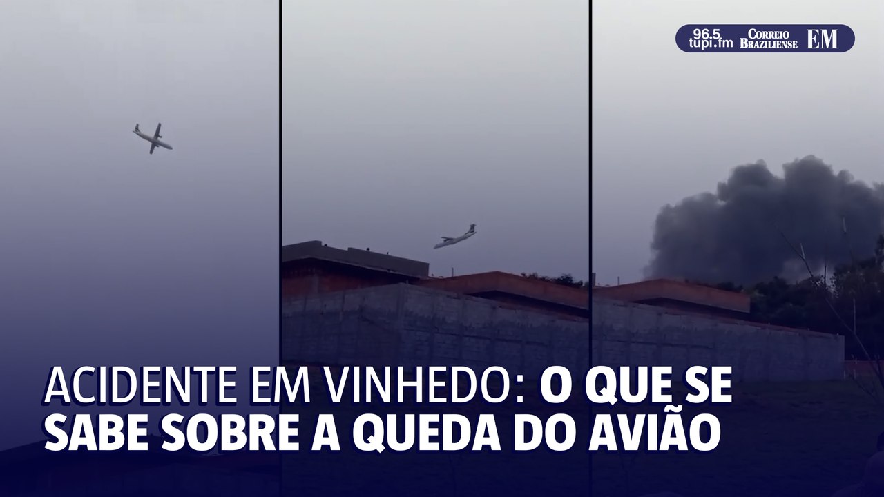 Queda de avião em Vinhedo deixa 61 vítimas