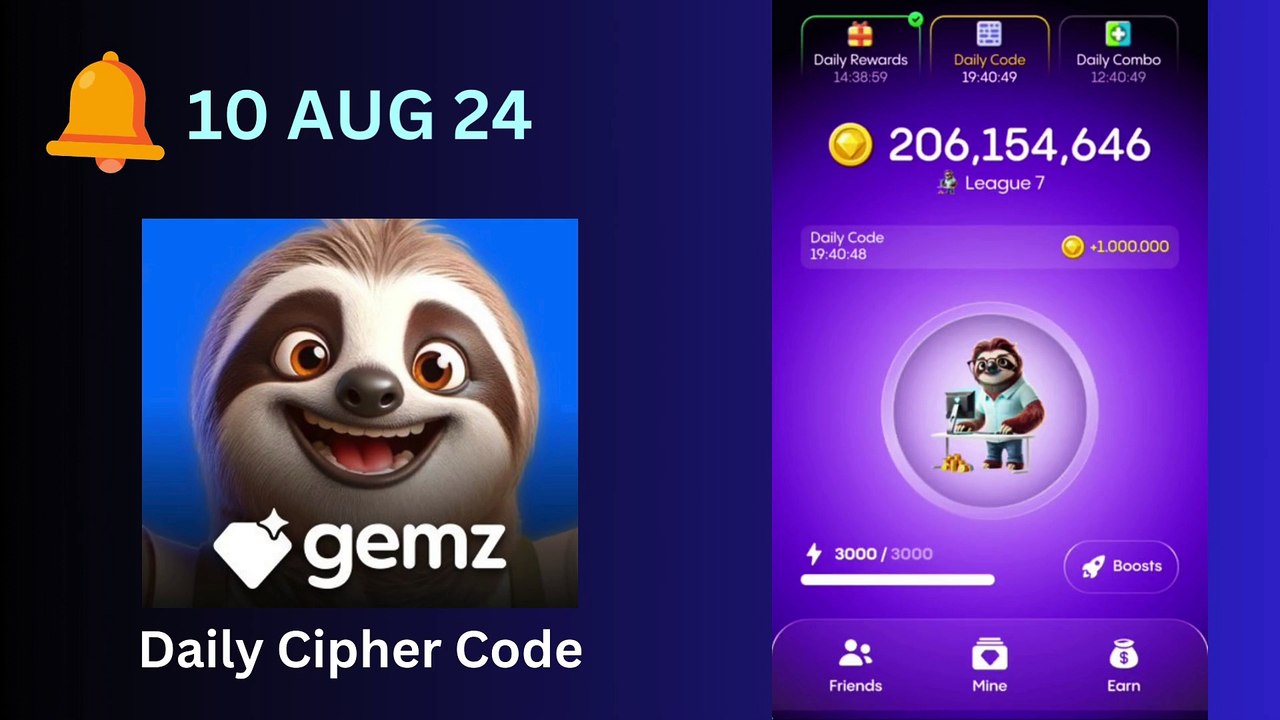 Today GEMZ Daily Cipher Code  today  10 August 24 # GEMZ Daily CODE  Today
