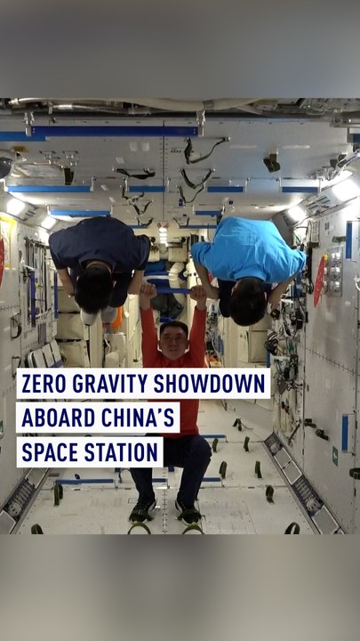 Zero gravity showdown aboard China's space station
