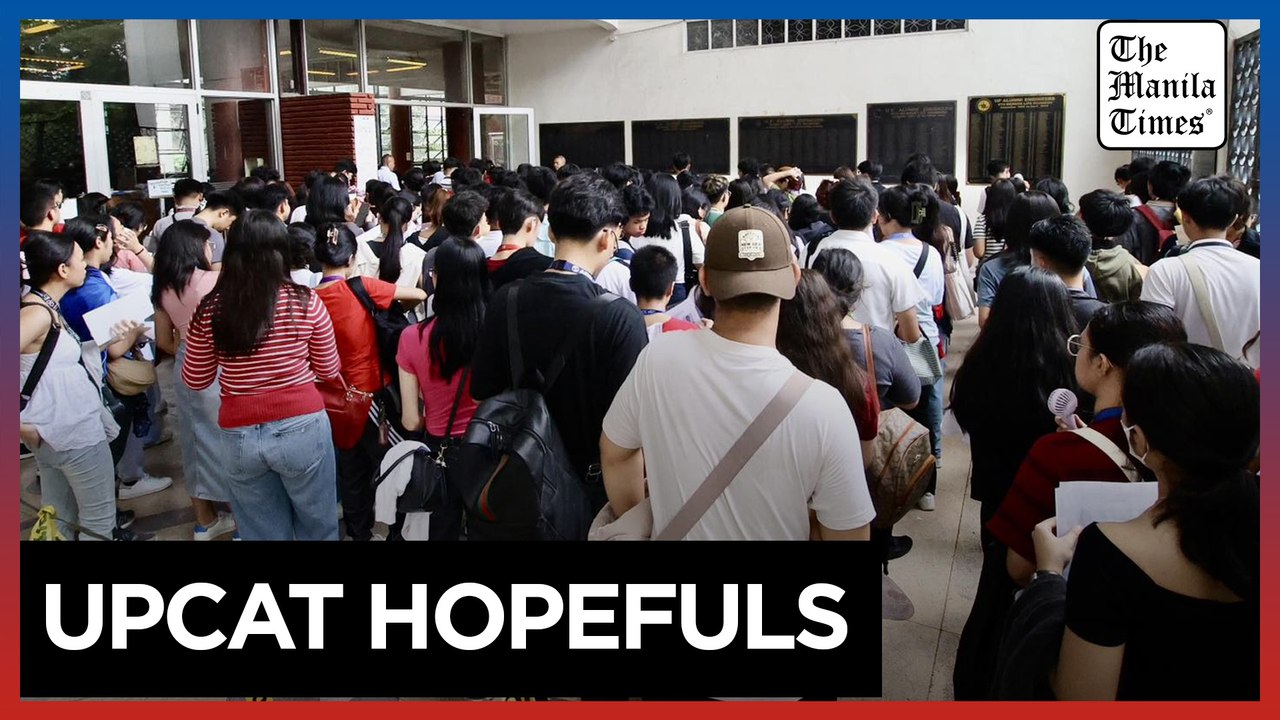 Examinees troop to UP Diliman for last day of UPCAT
