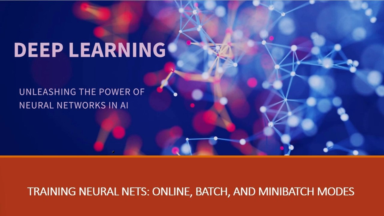 Mastering Neural Network Training: Online, Batch, and Minibatch Modes Explained! #deeplearning