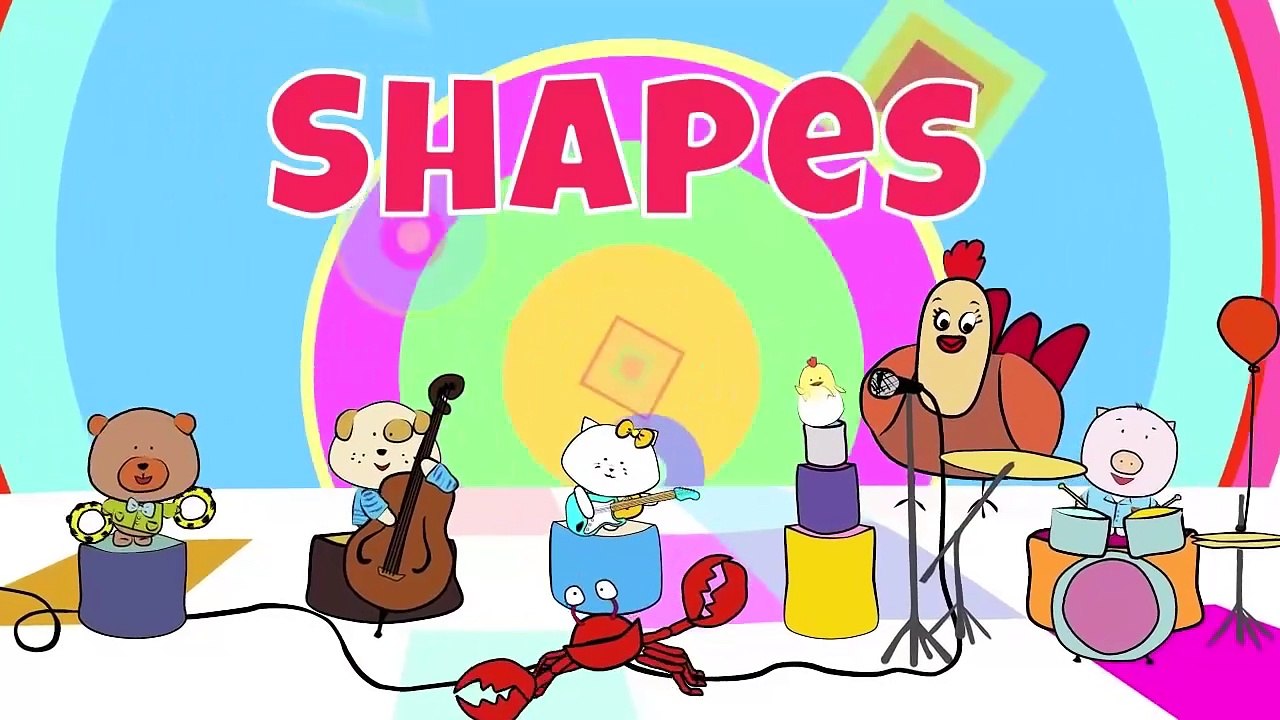 Shapes song for kids | The Singing Walrus