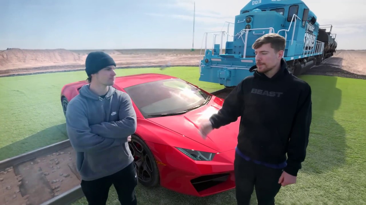 Mr Beast challenge Protect The Lamborghini 1, Keep It!