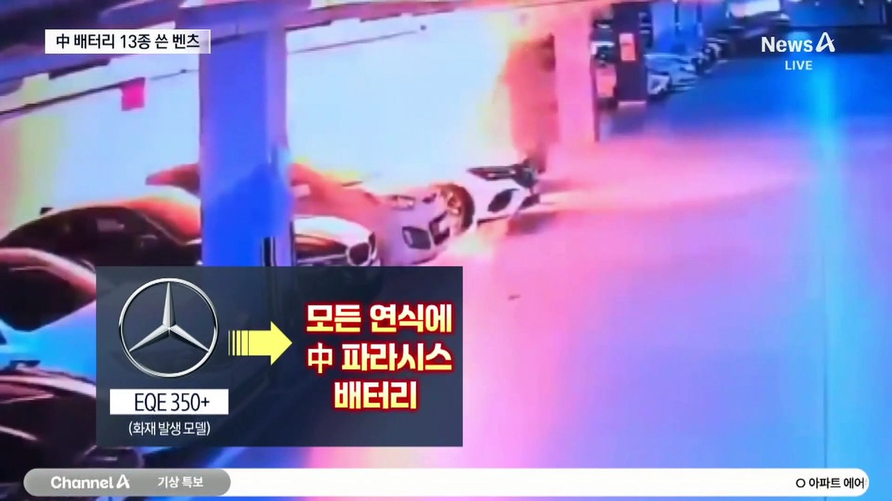 벤츠 전기차 16종 중 13종에 중국산 배터리