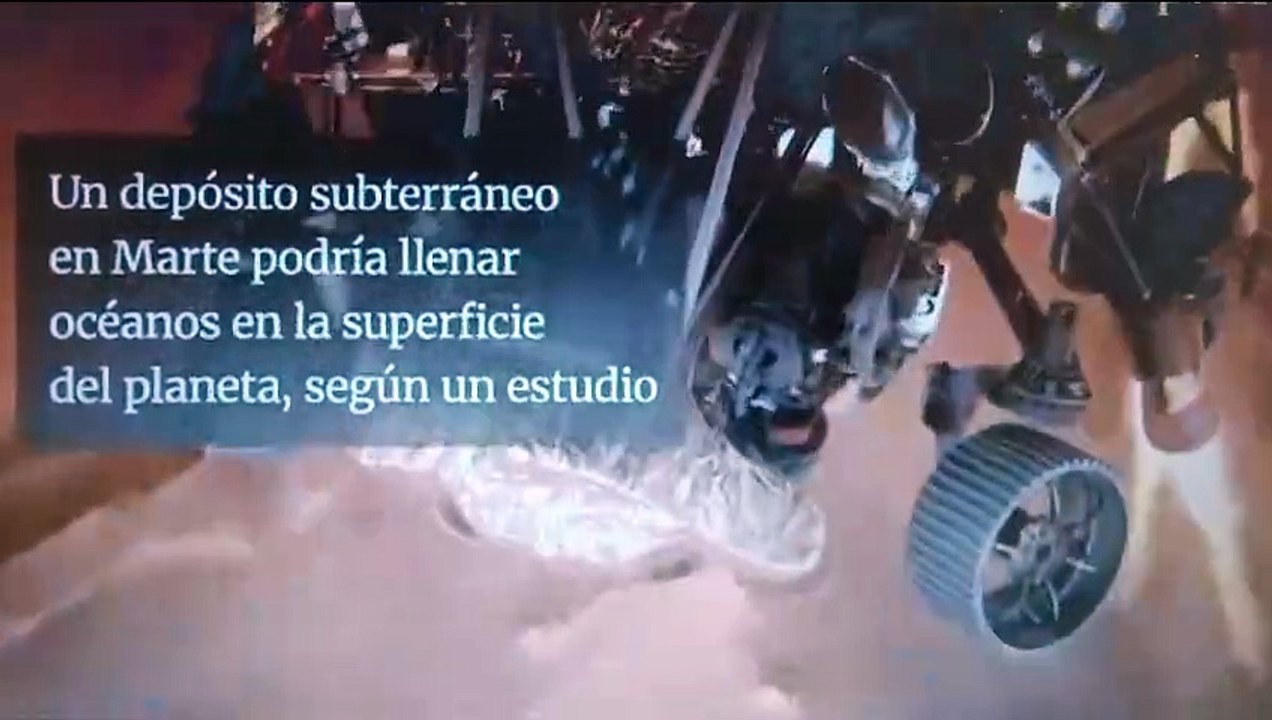 Descubren depósitos de agua líquida en Marte