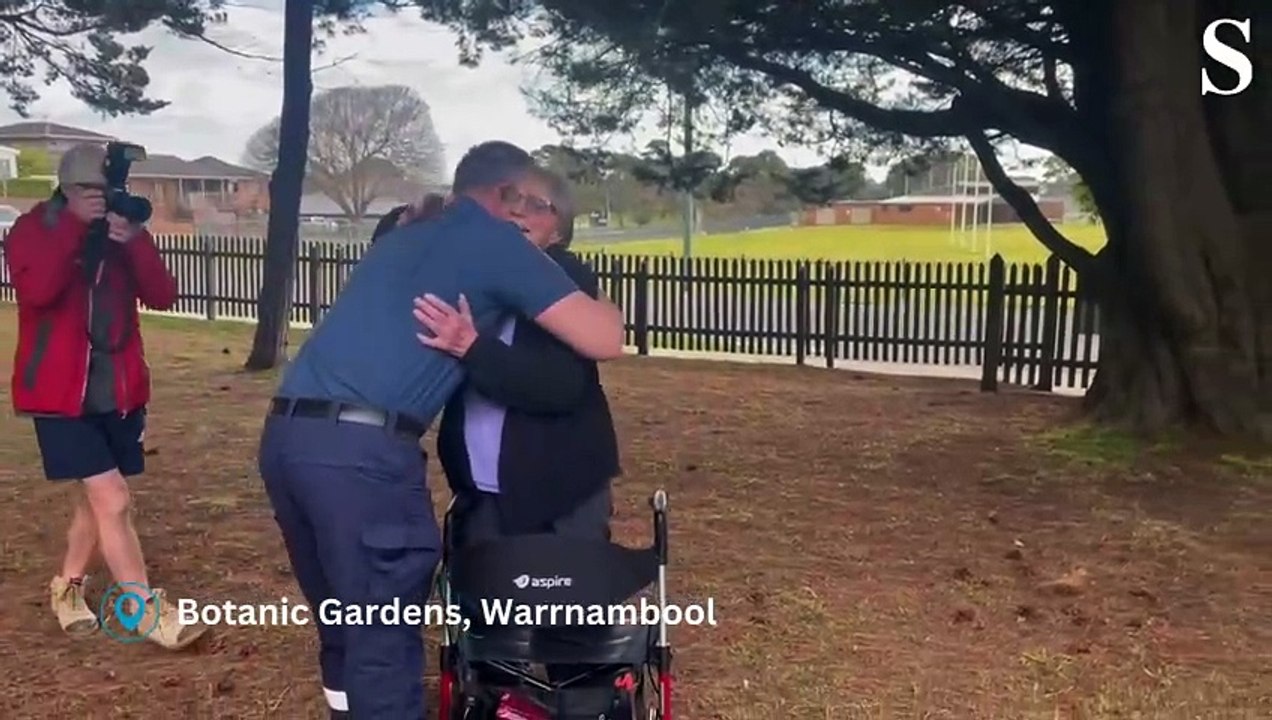 The moment John Holland reunites with Muriel McKenzie