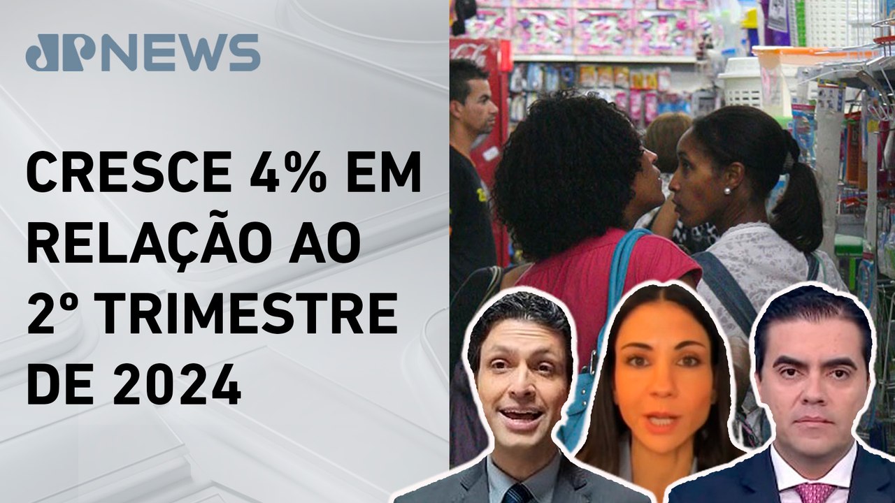 Vendas no varejo no Brasil caem 1% em junho em relação a maio; Ghani, Amanda e Vilela analisam