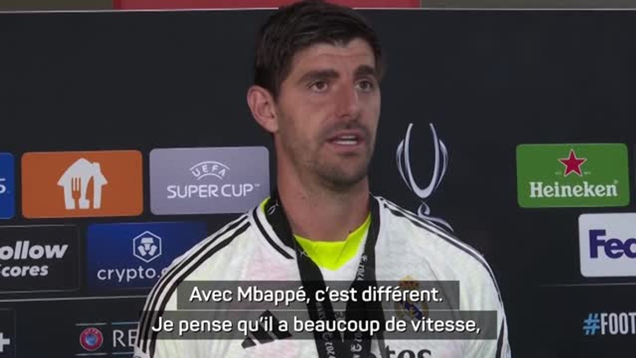 Real Madrid - Courtois : "Mbappé ? Un joueur unique"