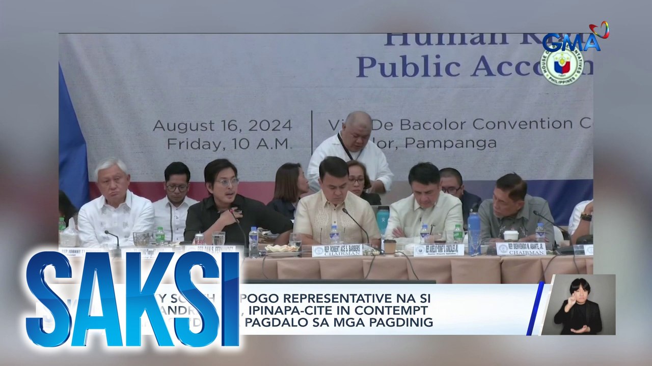 Lucky South 99 POGO prepresentative na si Cassandra Ong, ipinapa-cite in contempt dahil sa 'di niya pagdalo sa mga pagdinig | Saksi