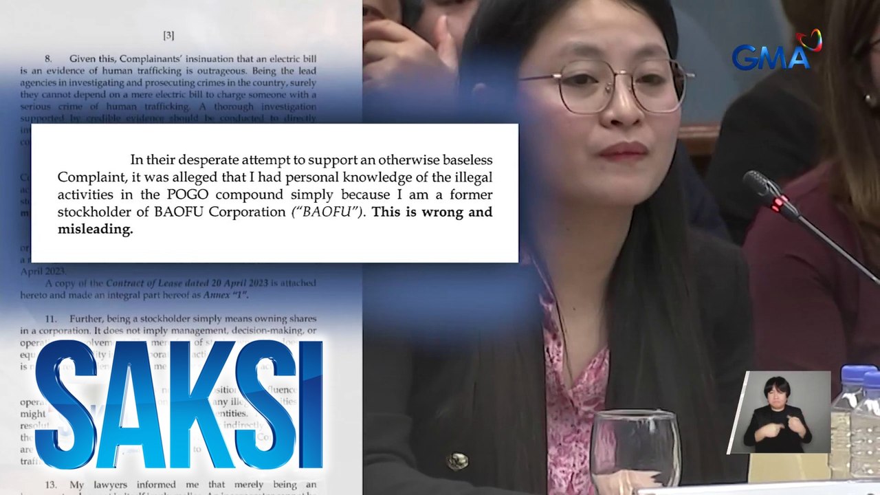 DOJ, pinaiimbestigahan kung talagang humarap sa notary public si Alice Guo para sa kanyang counter affidavit | Saksi