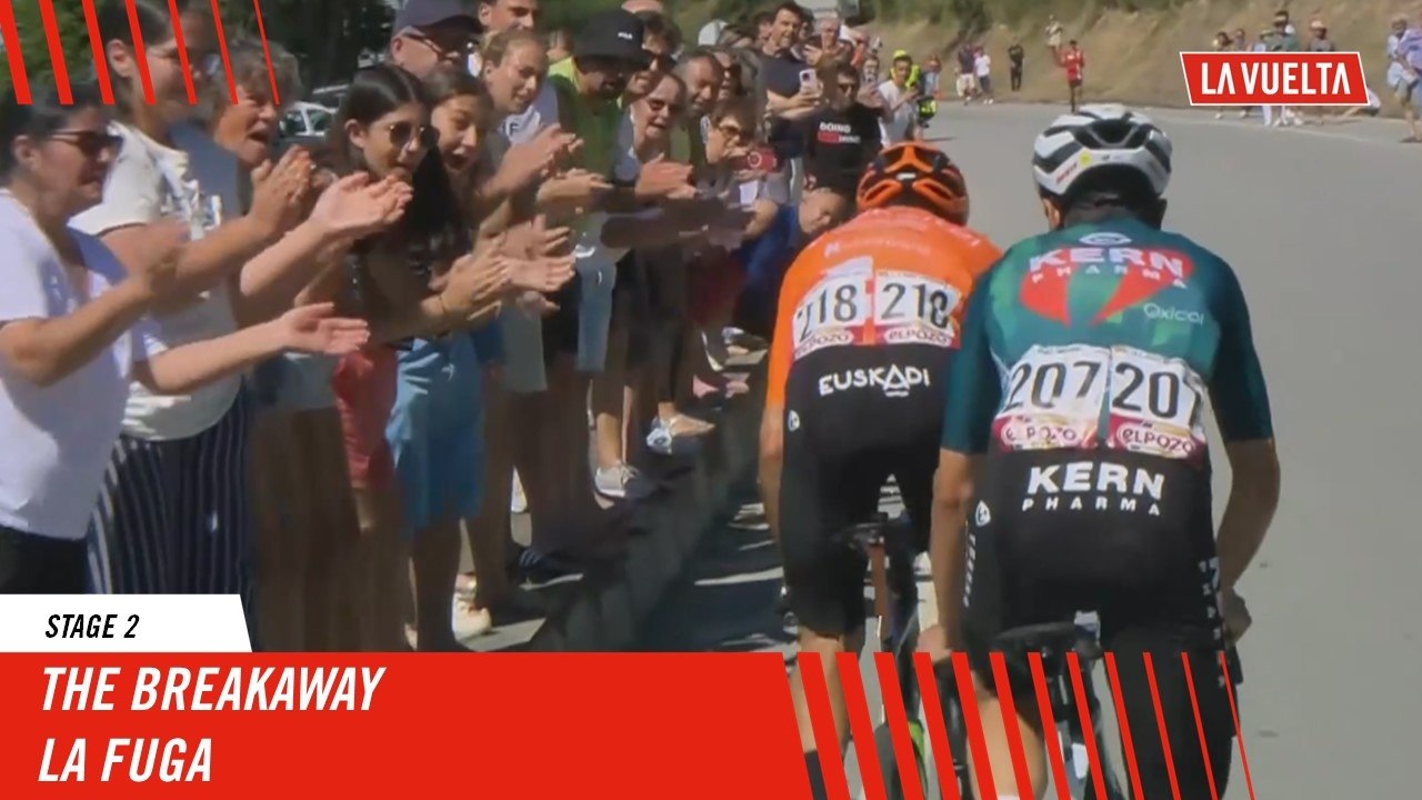 The breakaway - Stage 2 - La Vuelta 2024