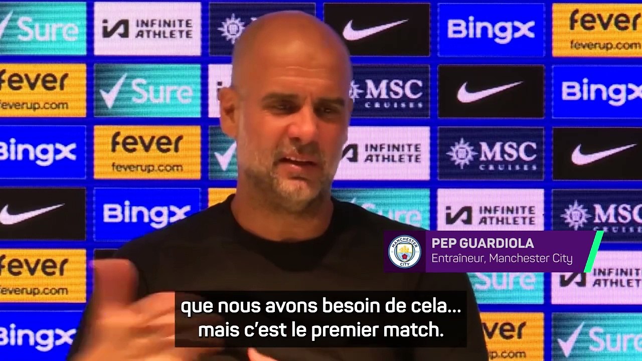 Guardiola : "Savinho peut devenir un joueur de très très haut niveau"