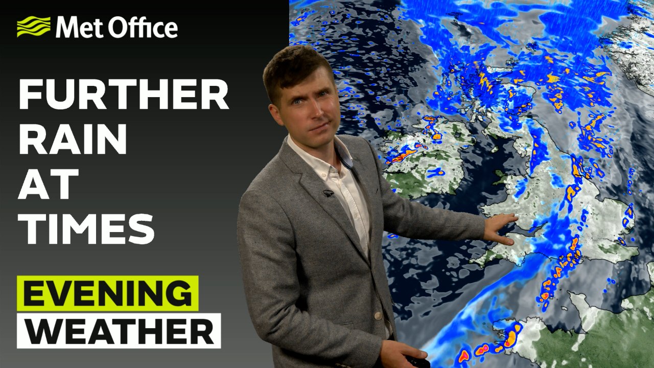 Met Office Evening Weather Forecast - 19/08/2024