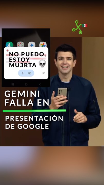 GOOGLE GEMINI falla en vivo