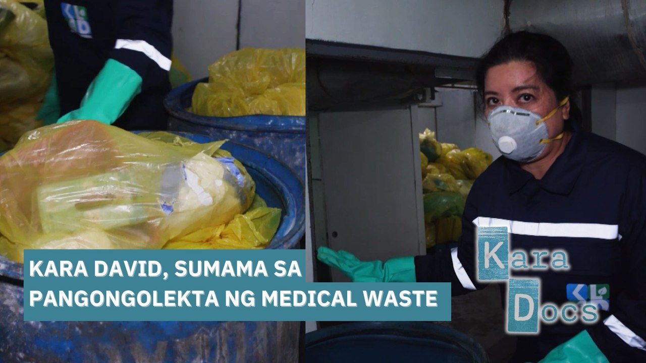 Kara David, sumama sa pangongolekta ng medical waste | Kara Docs