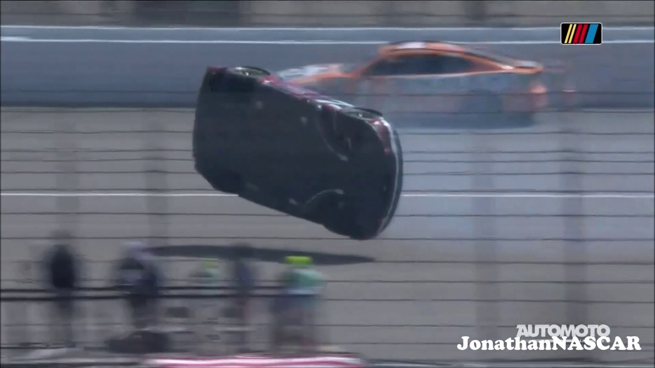 Corey Lajoie Flips Michigan 2024 NASCAR Cup Series