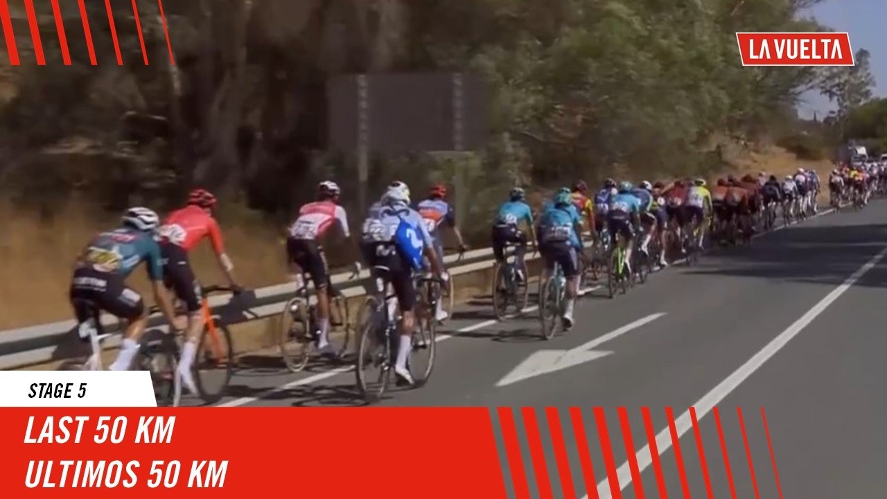 Last 50 km- Stage 5 - La Vuelta 2024