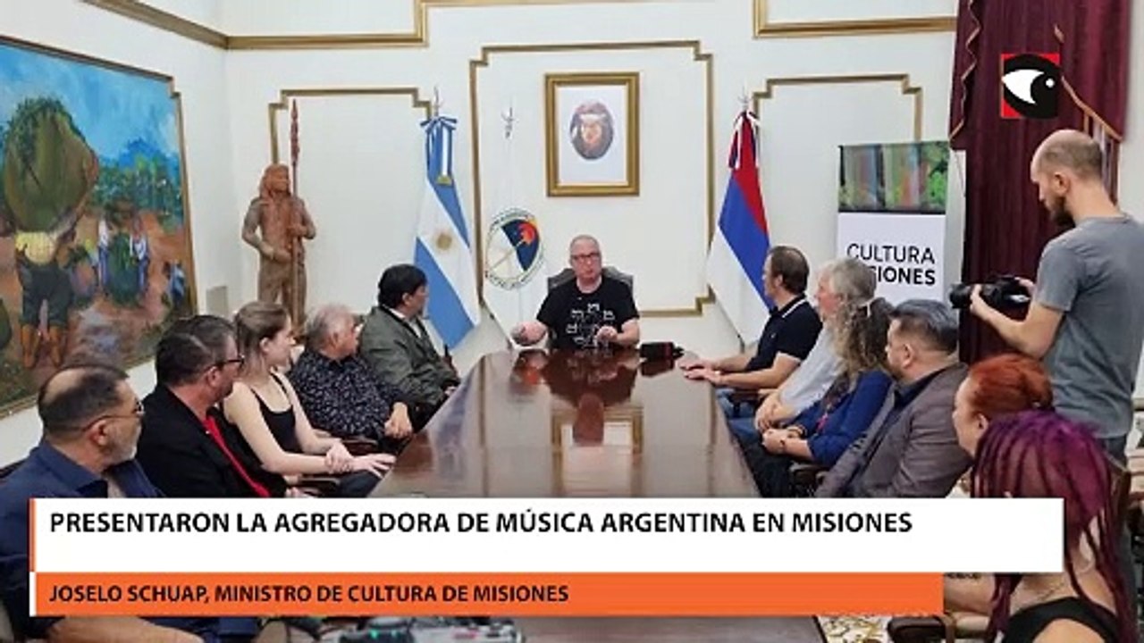 Presentaron la agregadora de música Argentina en Misiones