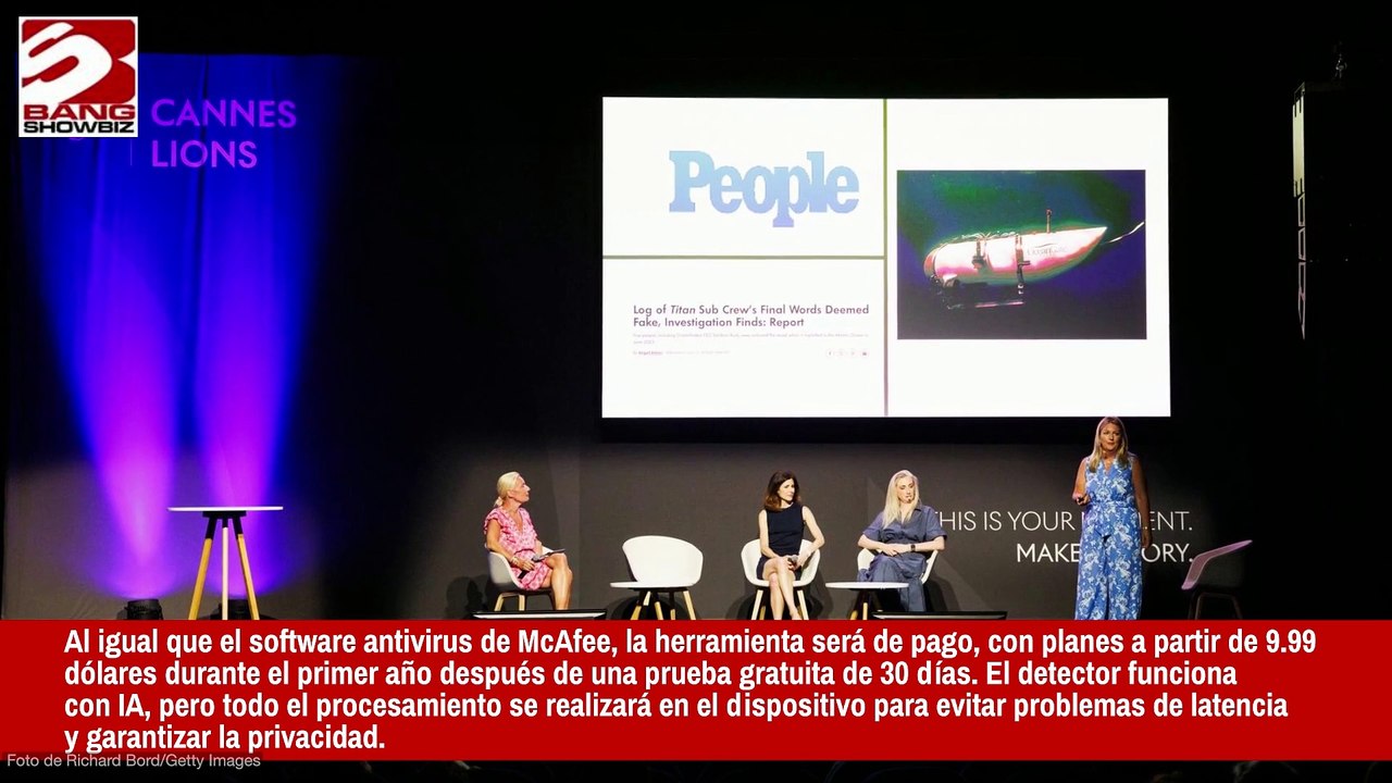 Lanza McAfee el detector Deepfake