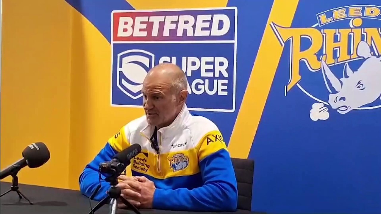 Leeds Rhinos coach Brad Arthur press conference