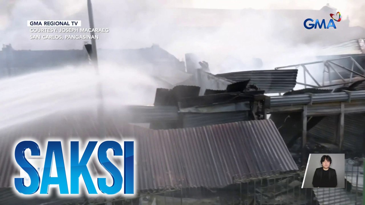 Old public market sa Pangasinan, nasunog | Saksi