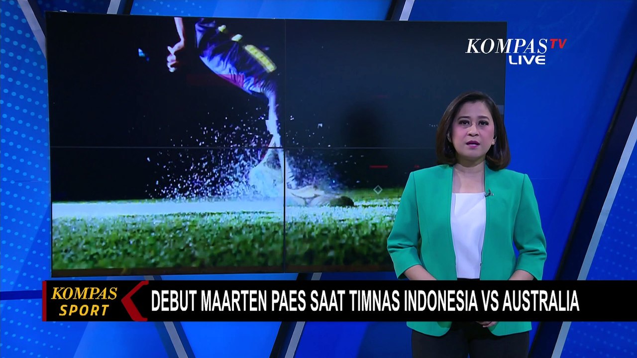 Maarten Paes Debut saat Timnas Indonesia vs Australia