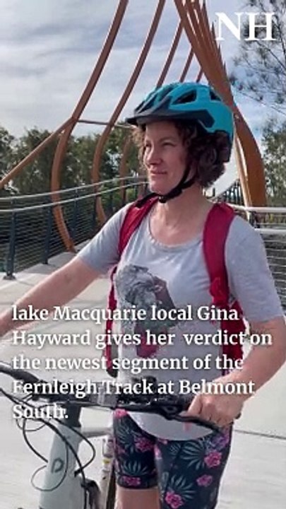 Gina Hayward gives her opinion on the new segment of the Fernleigh Track Canva reel