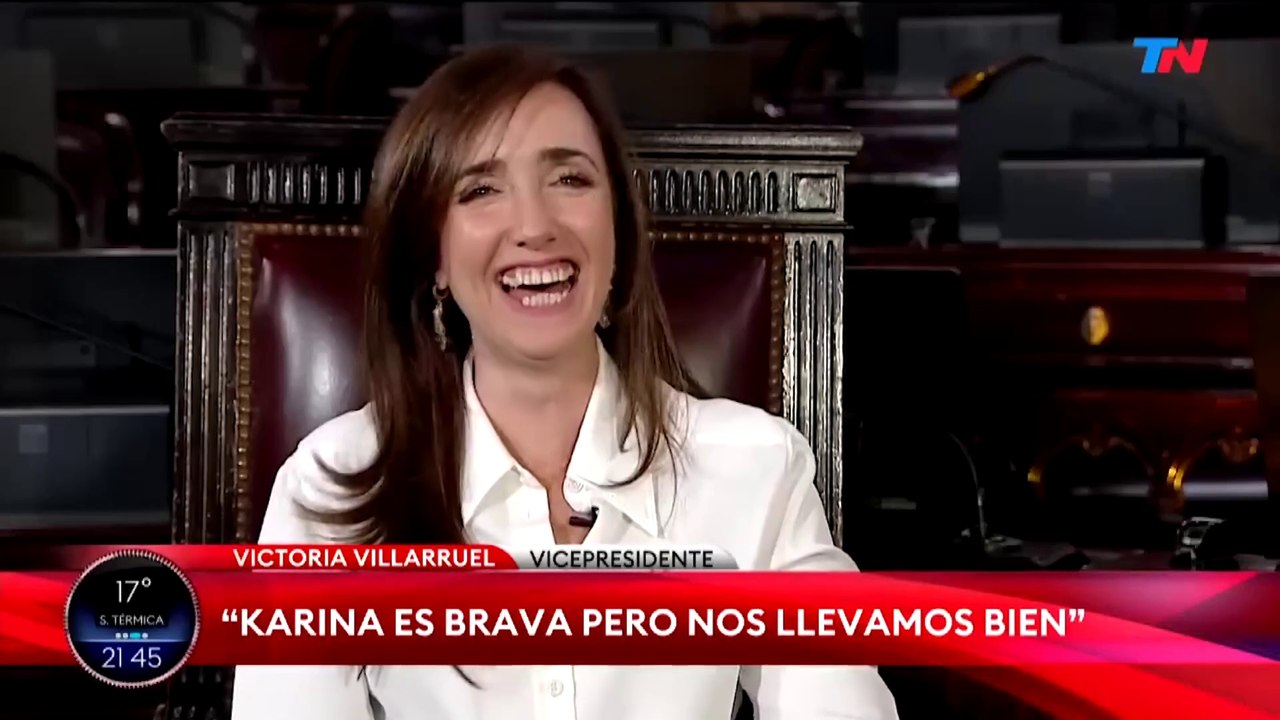 "Pobre jamoncito": Villarruel describió la puja entre ella y Karina por Javier Milei