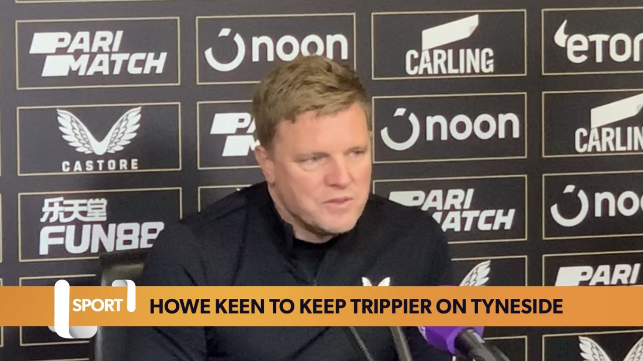 Eddie Howe keen to keep Kieran Trippier on Tyneside