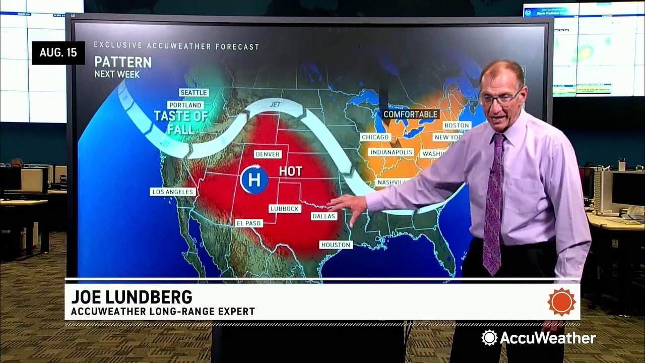 Your long-range forecast for the final week of August