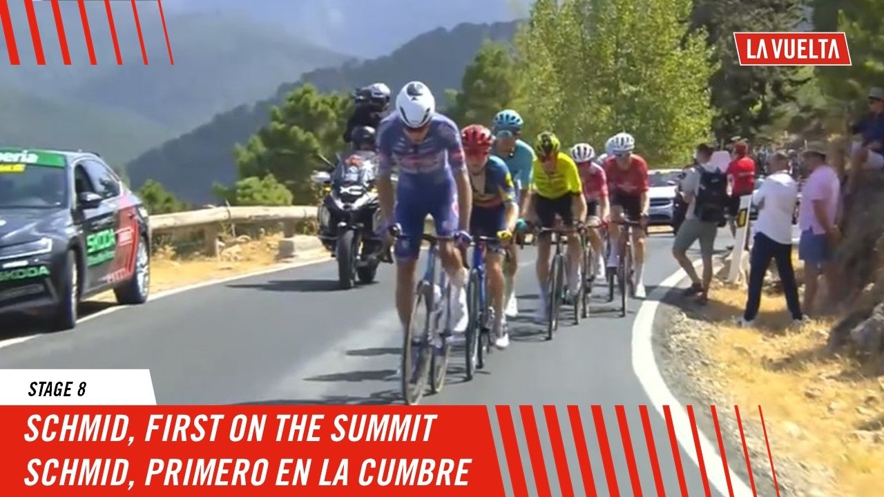 Schmid, first on the summit - Stage 8 - La Vuelta 2024
