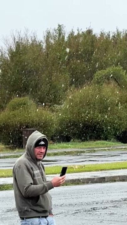 Neve cai em Santa Catarina pela segunda vez no ano