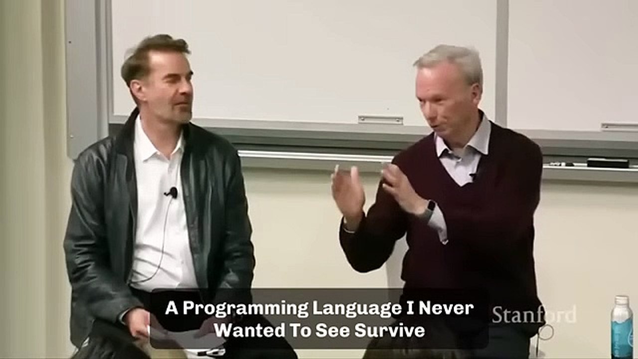 Eric Schmidt at Stanford University 2024
