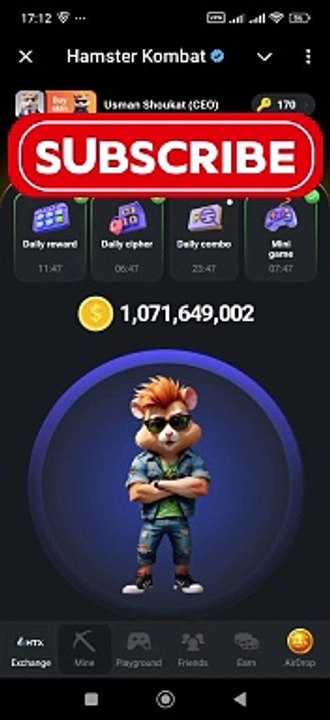 Hamster Kombat Daily Combo Cards 25 August 2024 | Hamster Kombat New Combo Cards Today